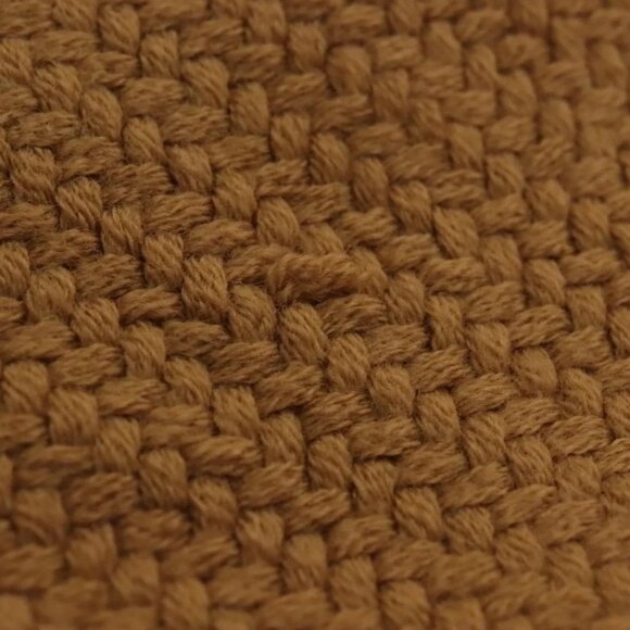 HERMES Blanket Wool 52""-68.5"" Beige Auth bs26877 - Picture 4 of 8